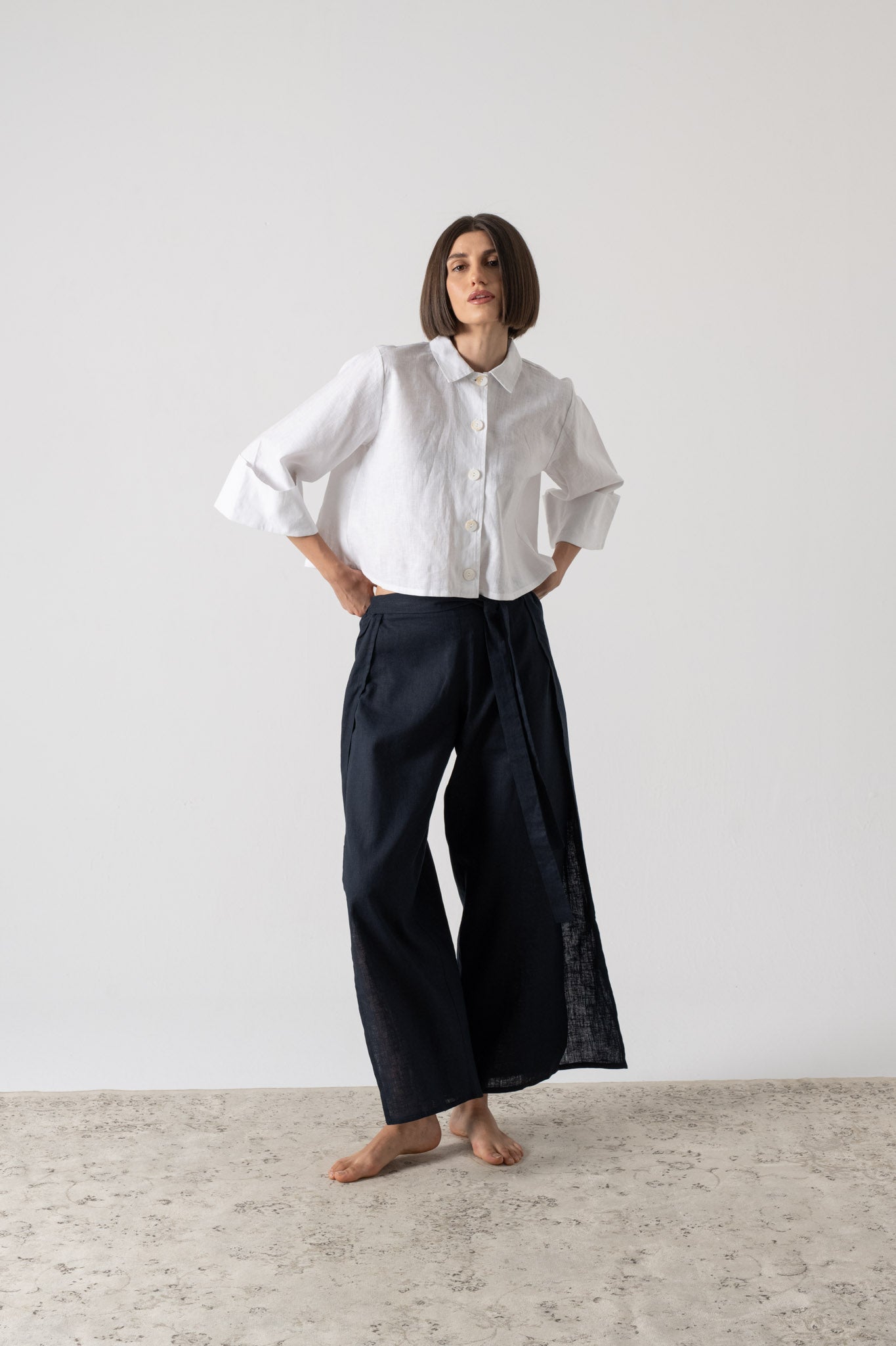 Beja Shirt Jacket White Luxmii