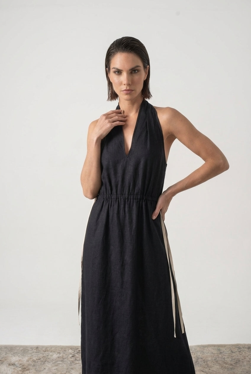 Giuseppe Maxi Dress Black Luxmii