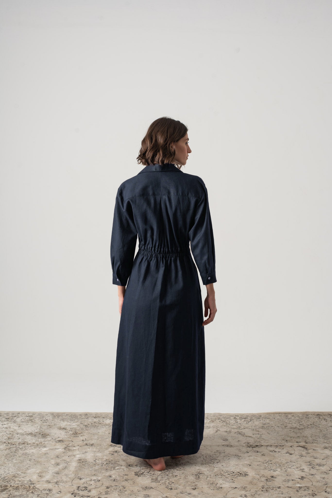 Halvar Linen Maxi Dress Brown Espresso (Copy) Luxmii