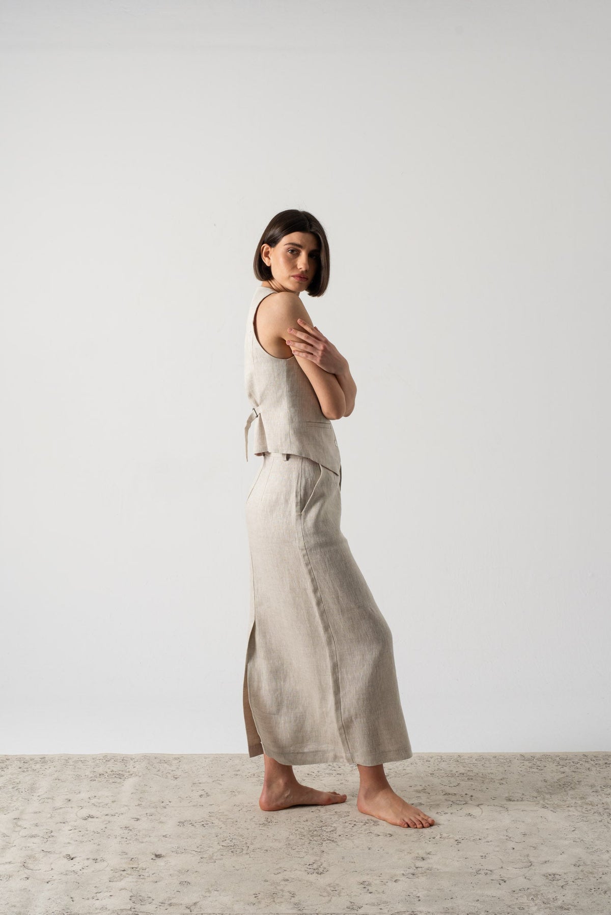 Rhea Gilet Royal Natural Luxmii