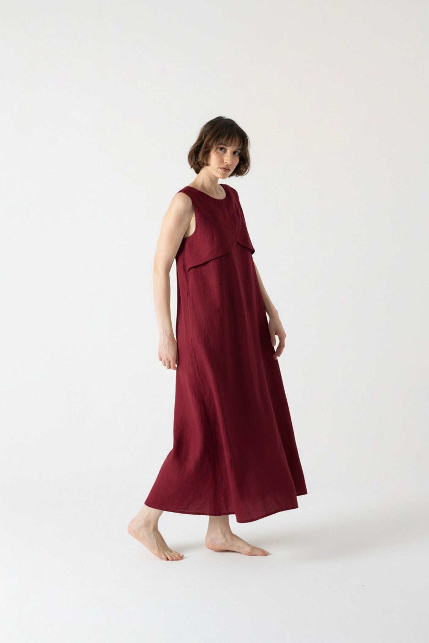 Ruthé Slip Dress Wine Luxmii