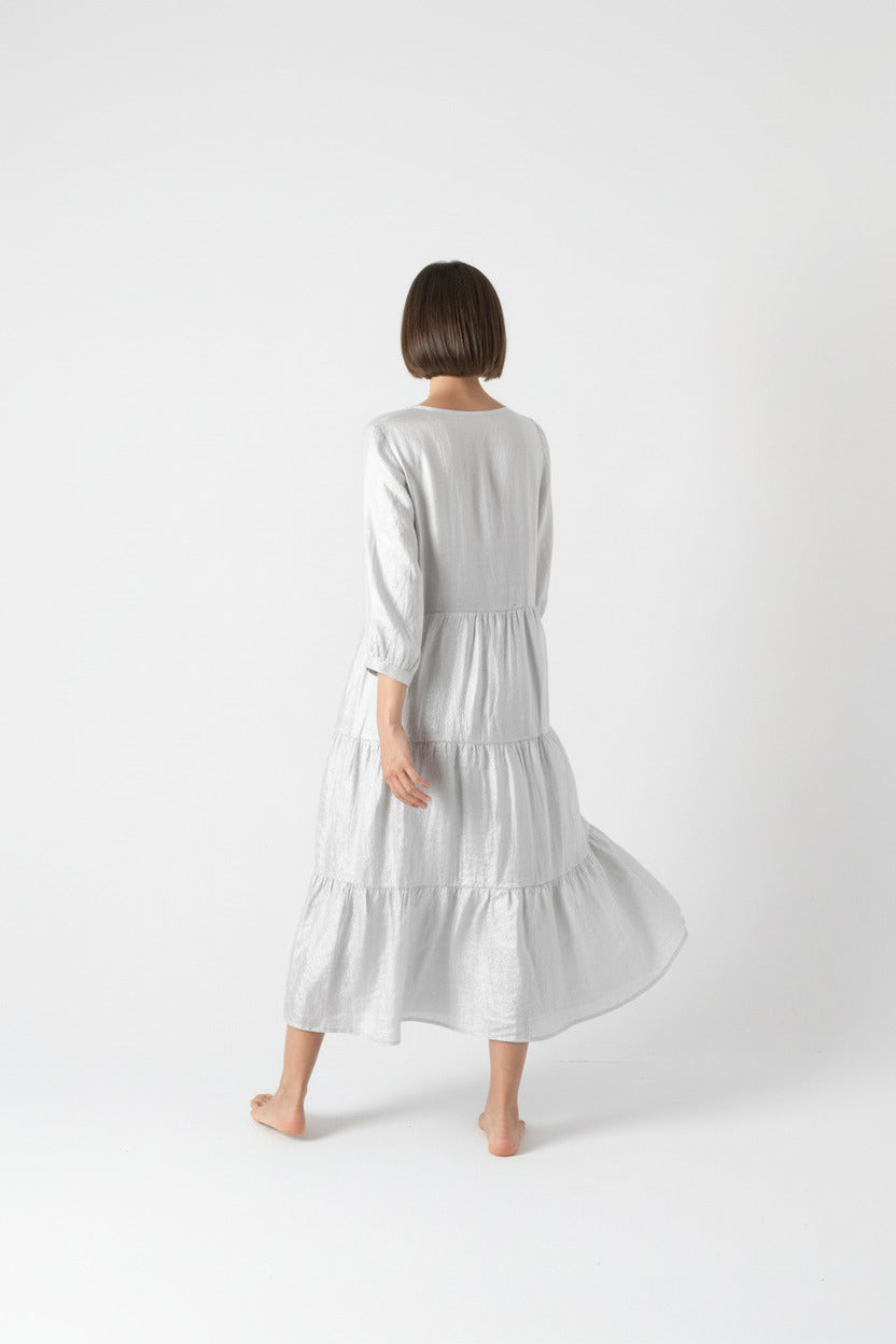 Altea Midi Dress Ice Luxmii