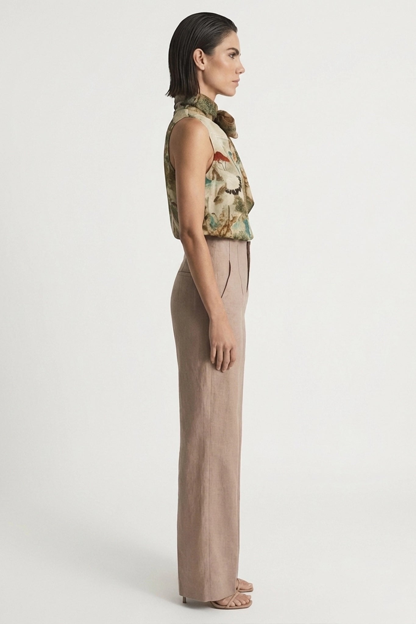 Axel Tie Top Minhwa Print Luxmii