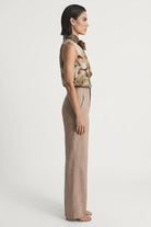 Axel Tie Top in Minhwa Print Luxmii