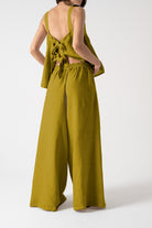 Bruno Palazzo Pant Antique Moss Luxmii