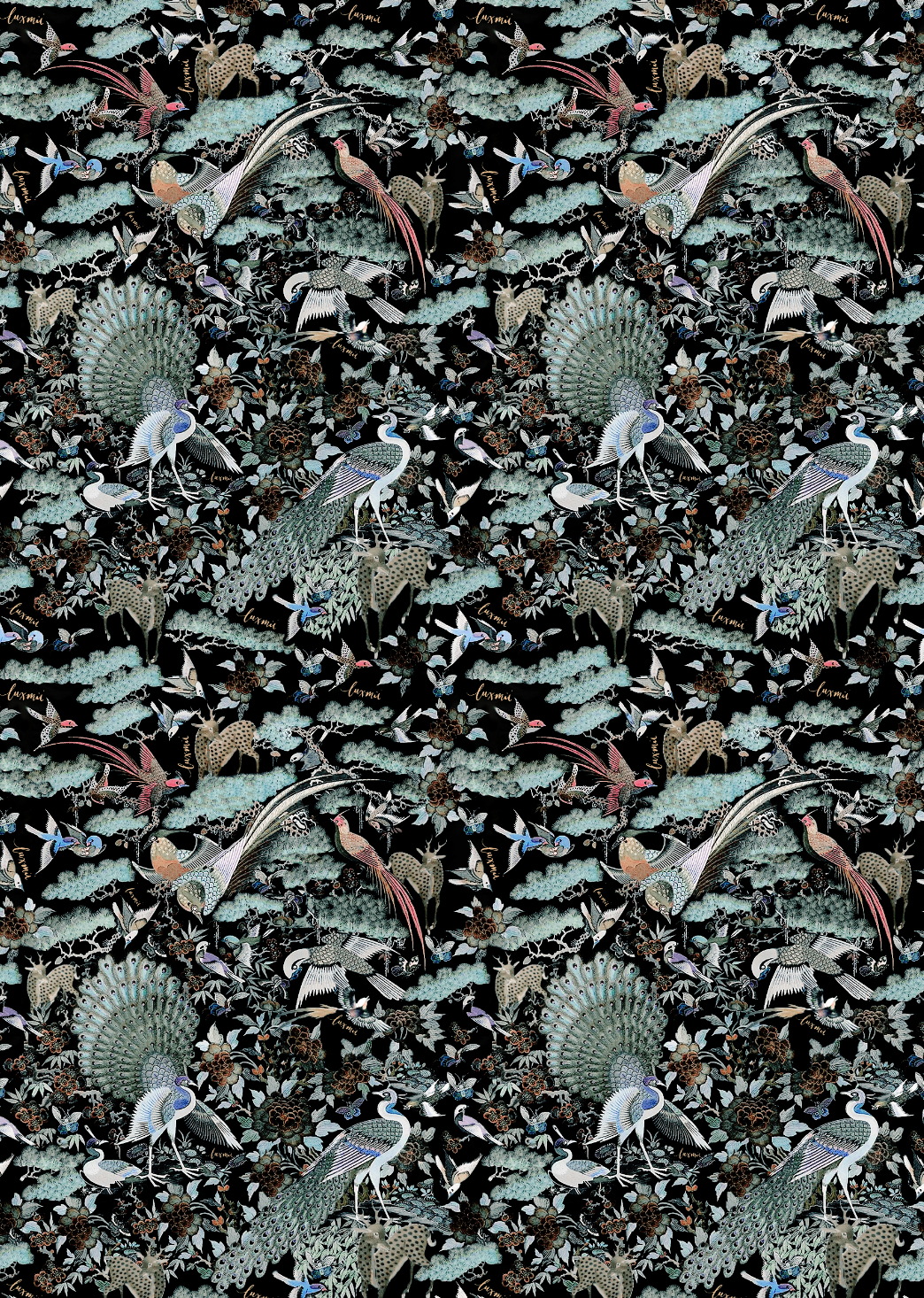 Collo Alto Top Najeon Print Luxmii