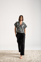 Collo Alto Top Najeon Print Vol. II Luxmii