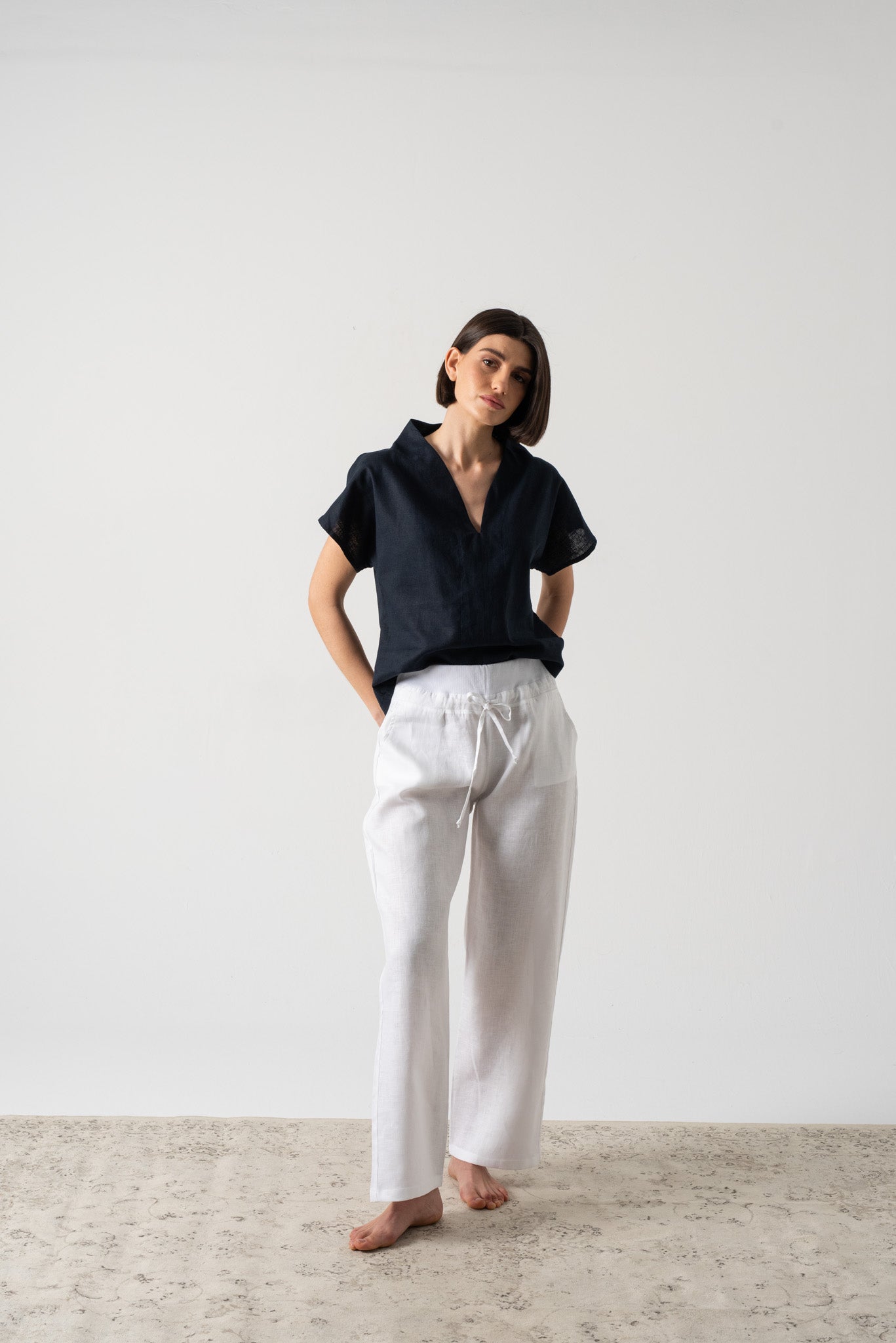 Collo Alto Top Navy Vol. II Luxmii