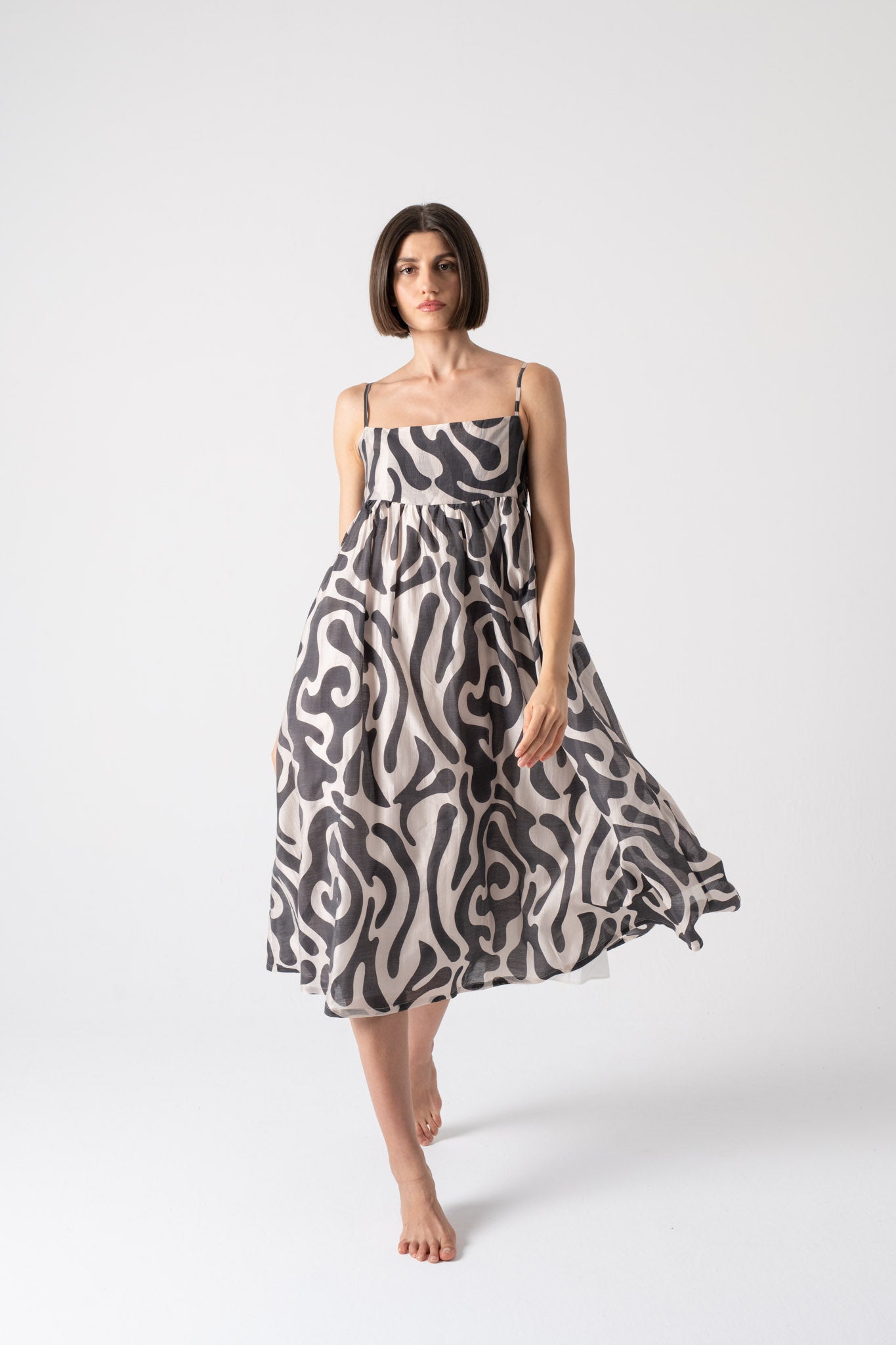 Dress 2 in Savannah print Luxmii