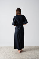 Dune Maxi Dress Navy Luxmii