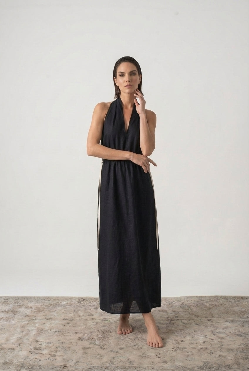 Giuseppe Maxi Dress Black Luxmii