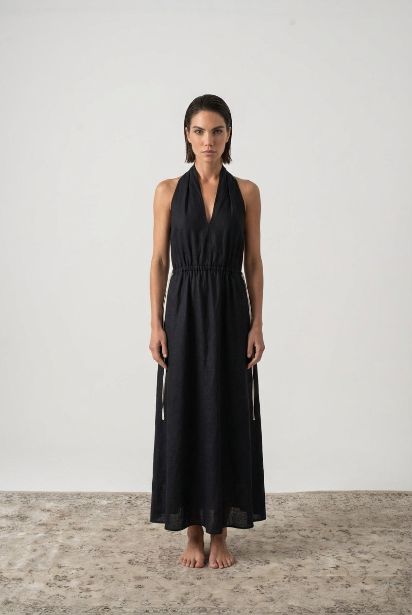 Giuseppe Maxi Dress Black Luxmii