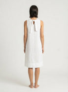 Illya Midi Dress White Luxmii