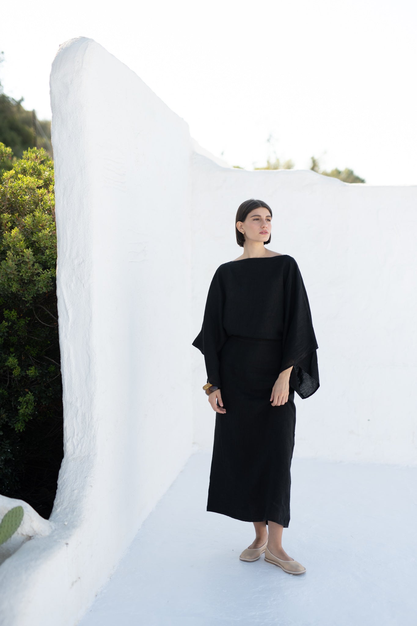 Kimonos Dress Black Luxmii