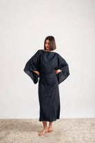 Kimonos Dress Navy Luxmii