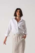 La Classica Linen Shirt White Luxmii