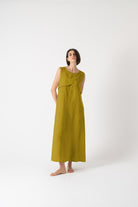 Layered Slip Dress Senape Luxmii