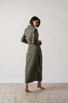 Lior Shirt Jacket Khaki Luxmii