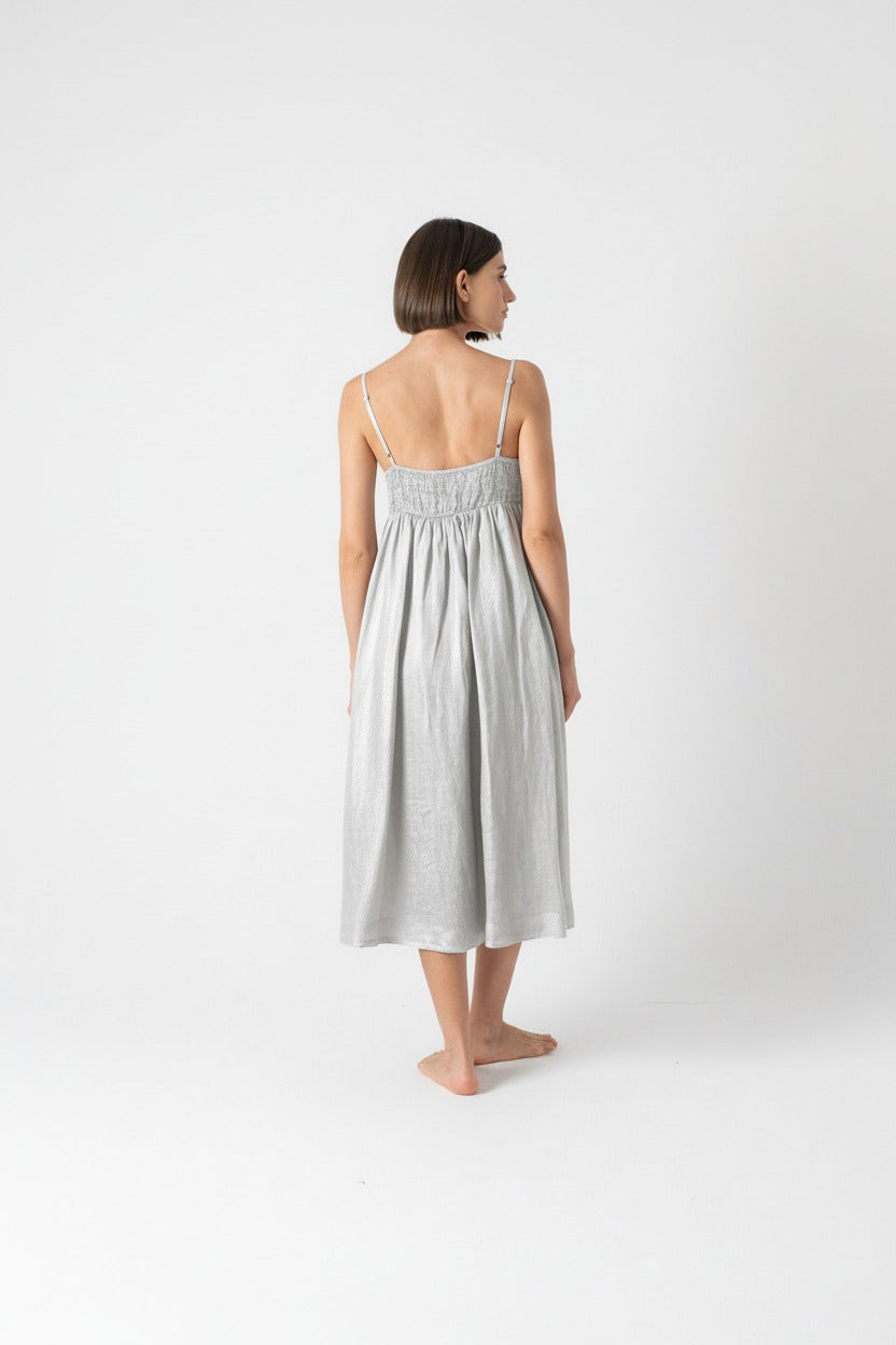 Onda Midi Dress Ice Luxmii
