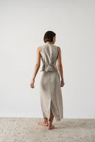Rhea Skirt Royal Natural Luxmii