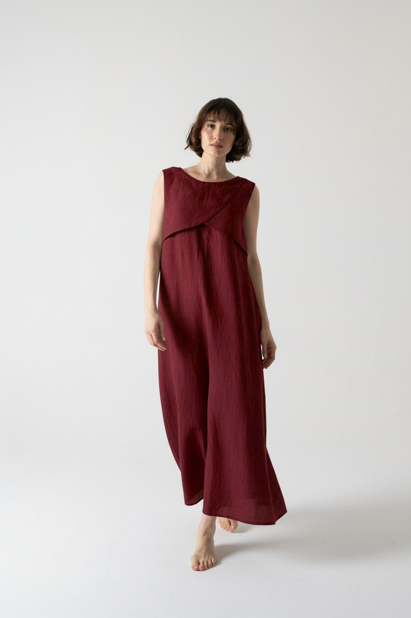 Ruthé Slip Dress Wine Luxmii